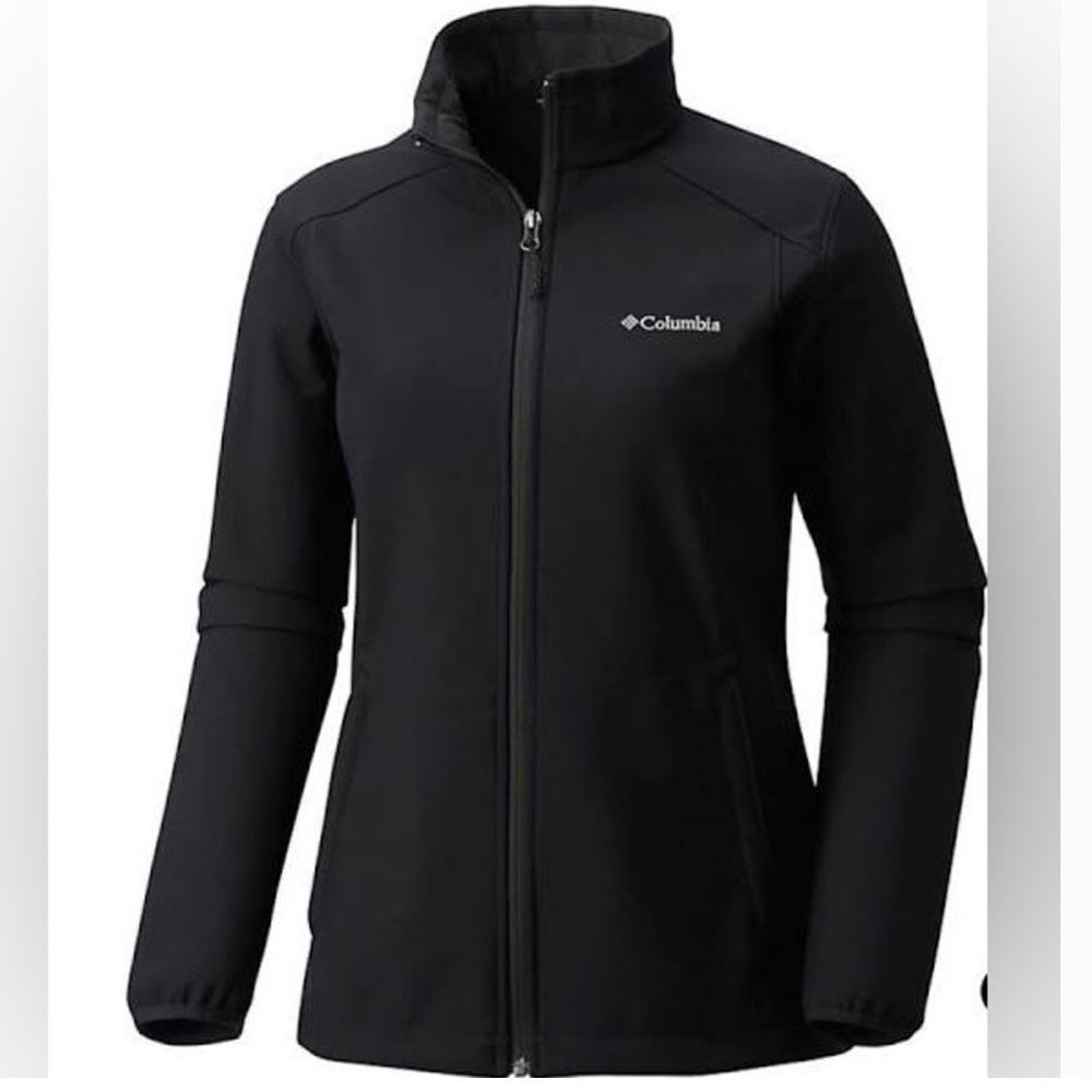 Columbia Herald Square Softshell Black Jacket, L, NWT